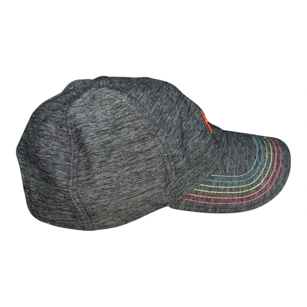 Under Armour Girls Space Dye Renegade Cap Gray Rainbow Stitch‎ Youth Hat OSFA